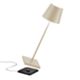Zafferano LD0340S3 - Lampe de table Poldina Pro sable