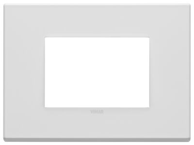 Vimar 22653.01 Eikon - Plaque 3 modules en blanc mat