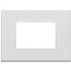 Vimar 22653.01 Eikon - 3-module plate in matt white