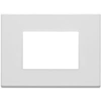 Vimar 22653.01 Eikon - placca 3 moduli bianco matt