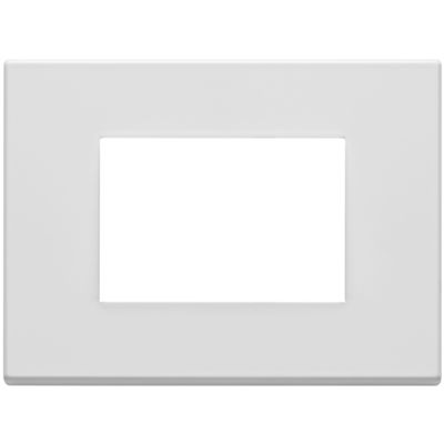 Vimar 22653.01 Eikon - placca 3 moduli bianco matt