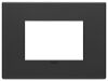 Vimar 22653.03 Eikon - 3-module cover plate in anthracite grey