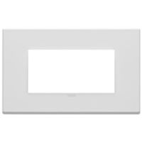 Vimar 22654.01 Eikon - placca 4 moduli bianco matt