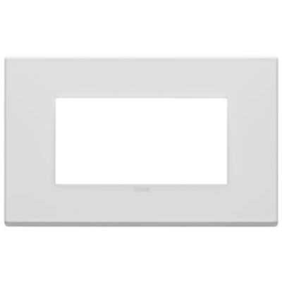 Vimar 22654.01 Eikon - 4-module plate in matt white