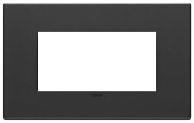 Vimar 22654.03 Eikon - 4-module cover plate in anthracite grey