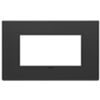 Vimar 22654.03 Eikon - 4-module cover plate in anthracite grey
