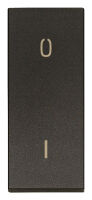 Black Linea - bipolar rocker switch
