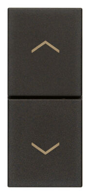 Black Linea - double button with arrows