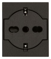 Black Linea - 16A P40 wire socket