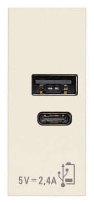 Hemp Linea - USB charger type A and C