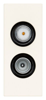 White Linea - demixed TV socket
