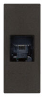 Black Linea - RJ11 telephone socket