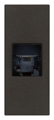 Black Linea - RJ11 telephone socket