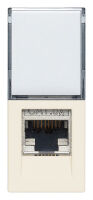 Hemp Linea - shielded RJ45 data transmission socket