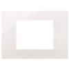 Linea - placca 3 moduli reflex bianco