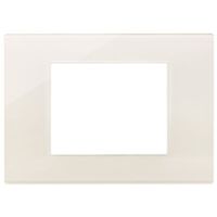 Linea - Placa de 3 módulos reflex de cáñamo