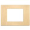 Linea - placca 3 moduli oro spazzolato