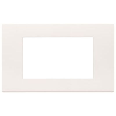 Linea - plaque de recouvrement blanche 4 modules