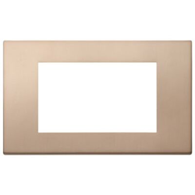 Linea - Plaque bronze 4 modules