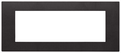 Linea - Placa negra de 7 módulos