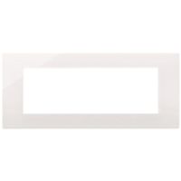 Linea - 7 white reflex module plate