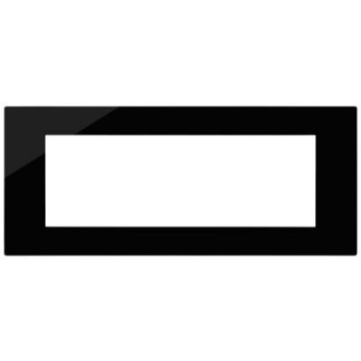 Linea - 7 black reflex module plate