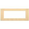 Linea - placca 7 moduli oro spazzolato