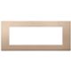 Linea - Plaque bronze 7 modules