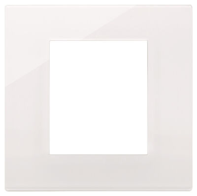 Linea - placa reflex blanca 2 módulos