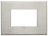 Vimar 22653.11 Eikon - 3-module brushed nickel plate