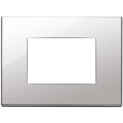 Vimar 22653.81 Eikon - Plaque nickel 3 modules