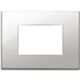 Vimar 22653.81 Eikon - Plaque nickel 3 modules