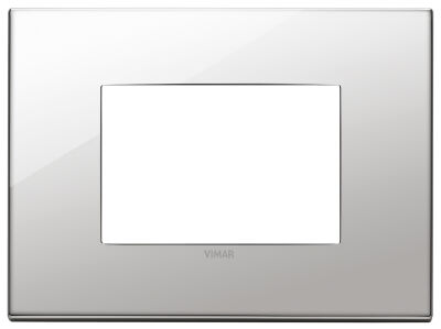 Vimar 22653.81 Eikon - 3-module nickel plate
