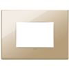 Vimar 22653.82 Eikon - 3-module gold plate