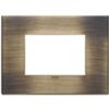 Vimar 22653.87 Eikon - antique brushed 3-module plate