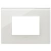 Vimar 22653.71 Eikon - 3-module milk white plate