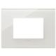 Vimar 22653.71 Eikon - 3-module milk white plate