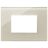 Vimar 22653.72 Eikon - 3-module plate in white hemp
