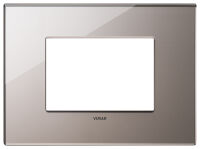 Vimar 22653.76 Eikon - 3-module plate in shiny bronze