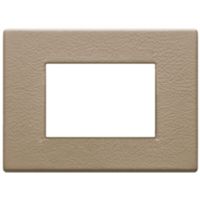 Vimar 22653.21 Eikon - 3-module savana nickel plate