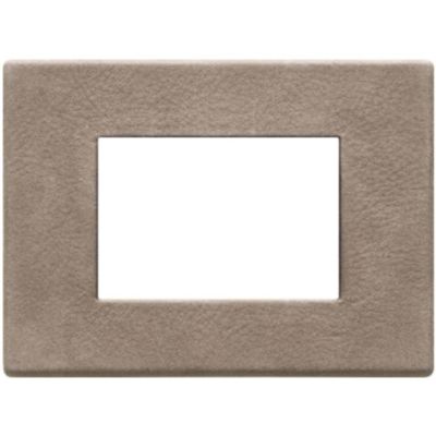 Vimar 22653.22 Eikon - Plaque nickel steppe 3 modules