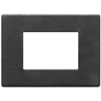 Vimar 22653.23 Eikon - Placa bosque negro 3 módulos