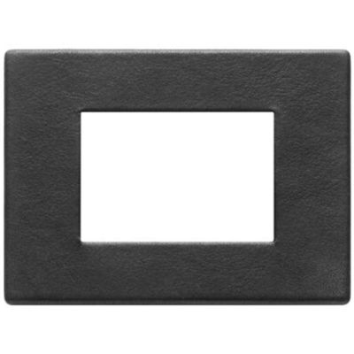 Vimar 22653.23 Eikon - placca 3 moduli foresta nera