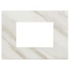 Vimar 22653.51 Eikon - placca 3 moduli bianco calacatta