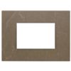 Vimar 22653.52 Eikon - 3-module coffee brown plate