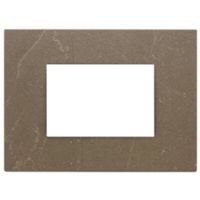 Vimar 22653.52 Eikon - placca 3 moduli coffee brown