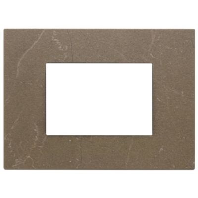 Vimar 22653.52 Eikon - Assiette marron café 3 modules