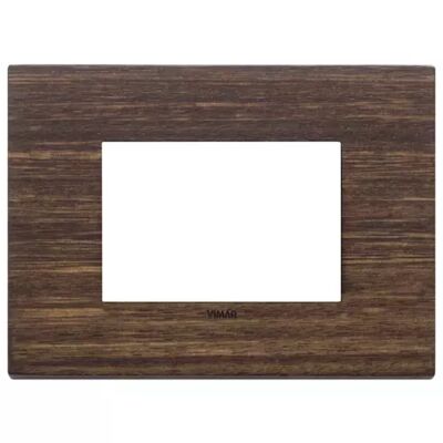 Vimar 22653.33 Eikon - Placa eucalipto 3 módulos