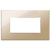 Vimar 22654.82 Eikon - placca 4 moduli oro