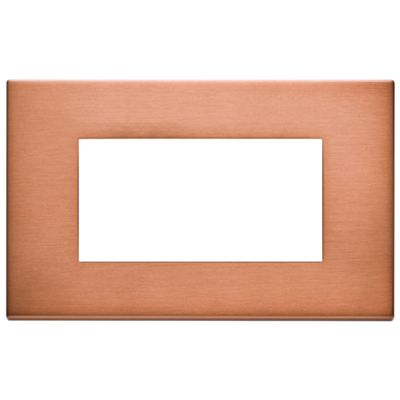Vimar 22654.86 Eikon - Plaque cuivre brossé 4 modules